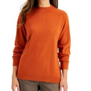 🌵4/$20 Karen Scott Women's Cotton Luxsoft Mock-neck Sweater S